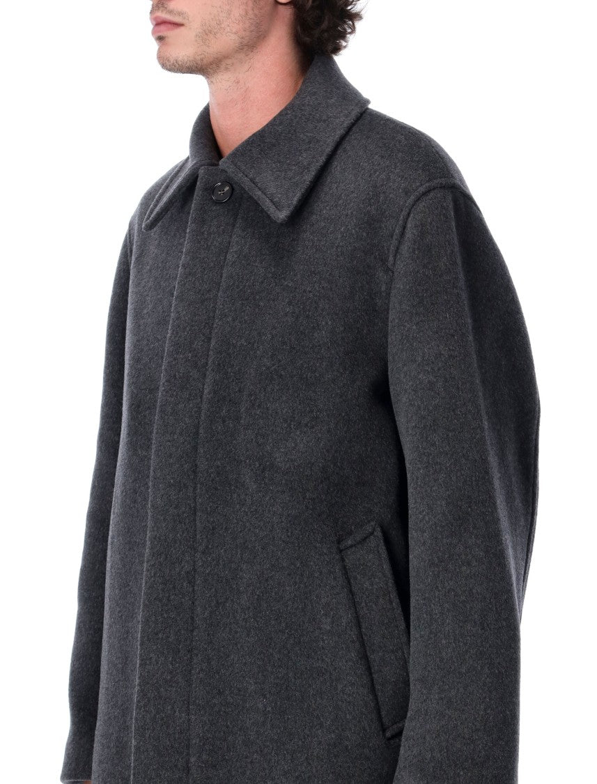 Sunflower Brushed Wool Long Coat