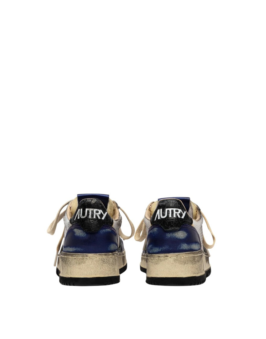 Autry White Leather Mesh Medalist Sneakers