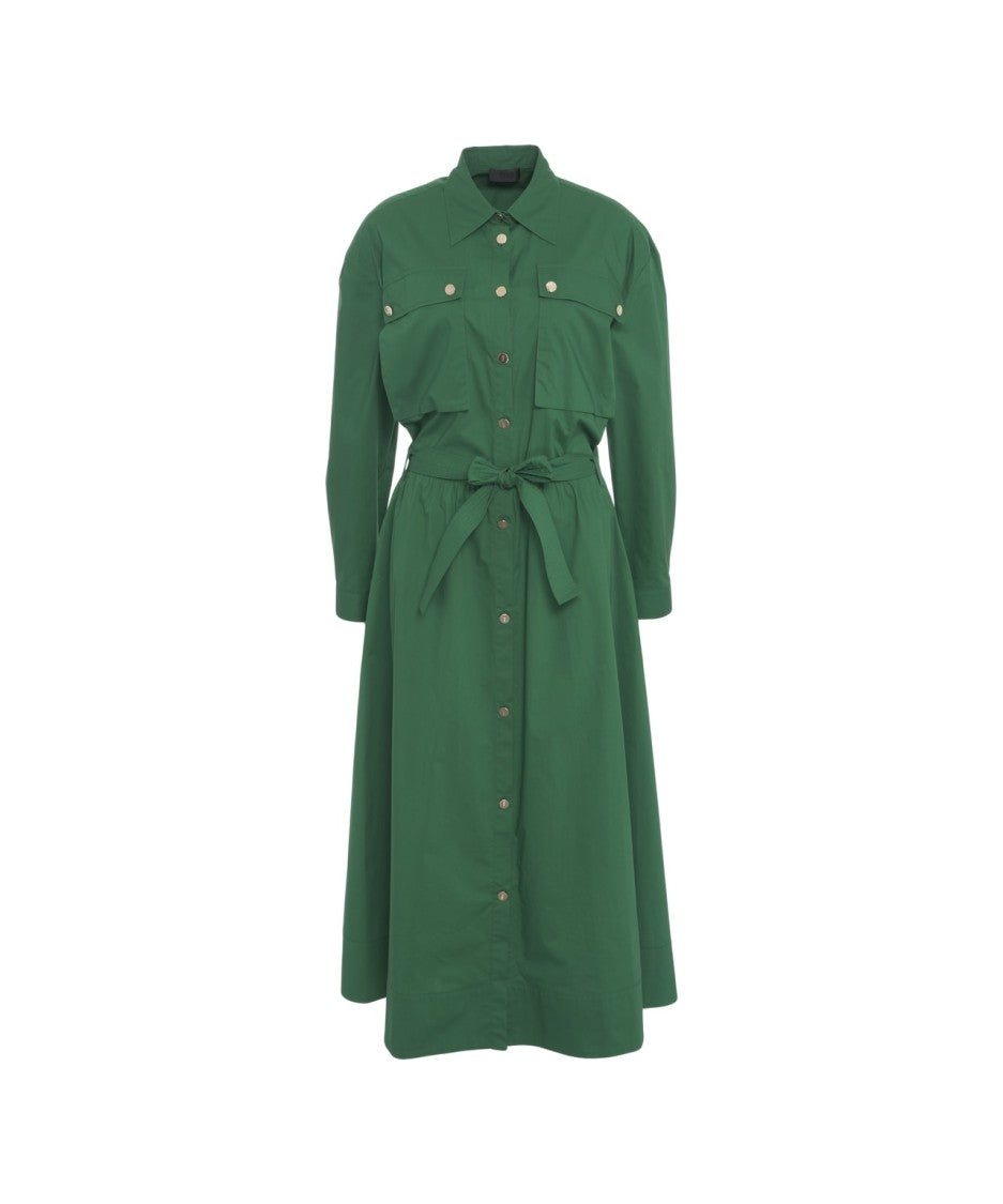 Liu Jo Shirt-Style Chemisier Dress With Waist Belt