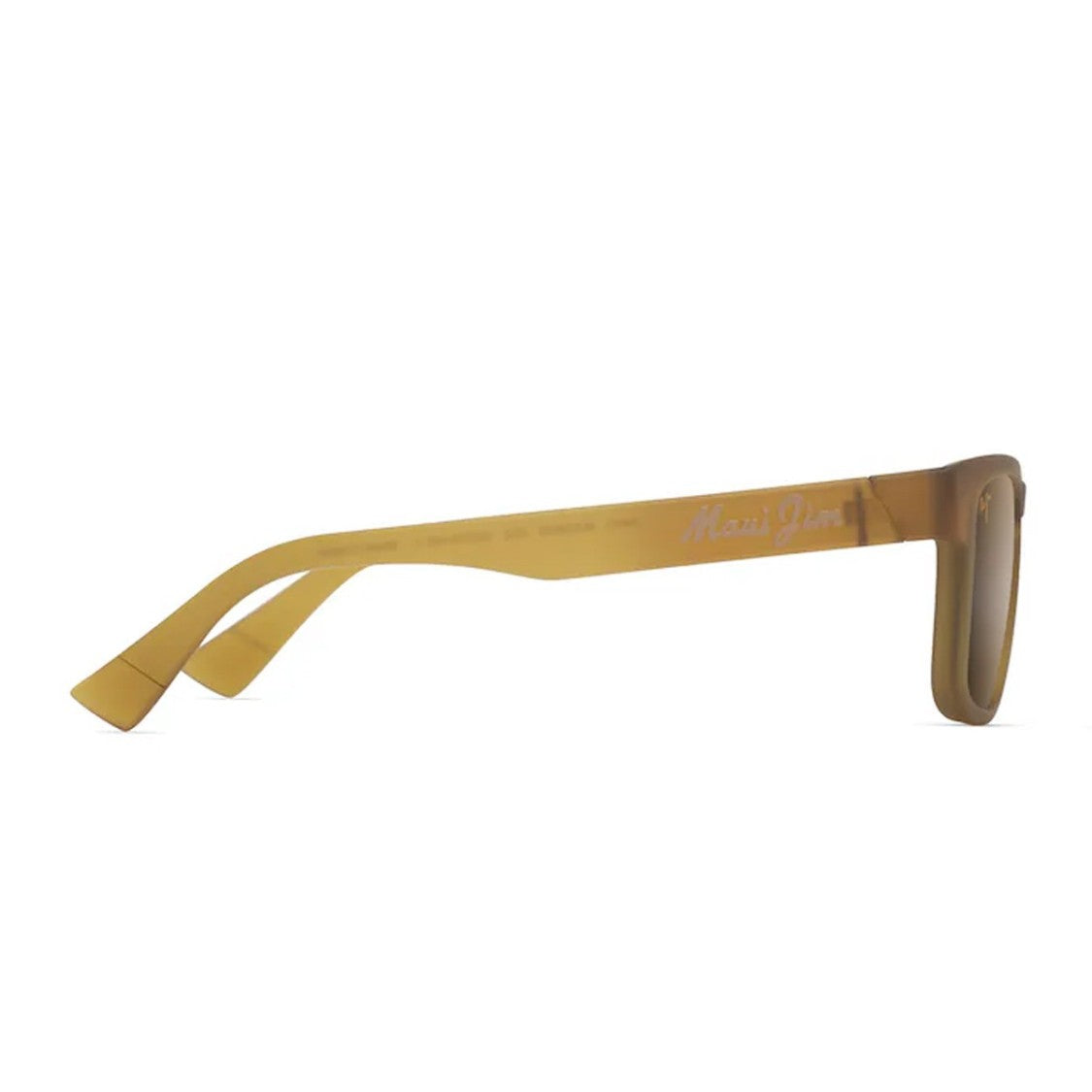Maui Jim Honey Yellow Kupulau Acetate Rectangular Sunglasses