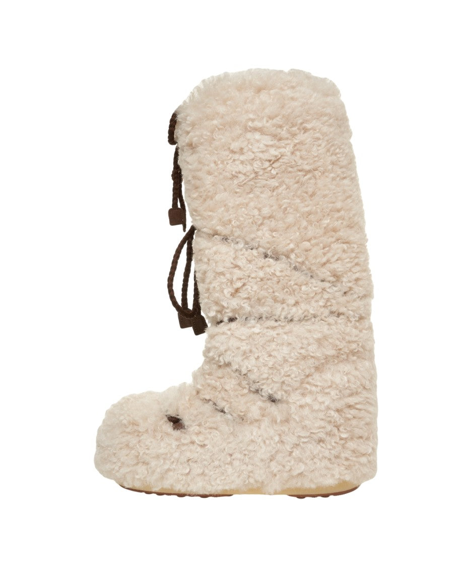 Moon Boot Icon Curly Extra' Sheepskin Boots