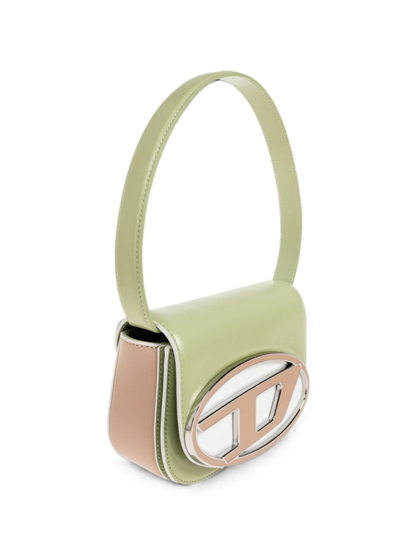 Diesel Rectangular Structured Emblem Handbag
