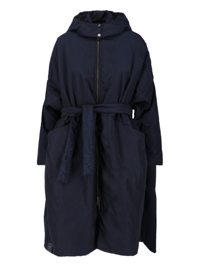 Kimono Rain Reversible Coat – Navy