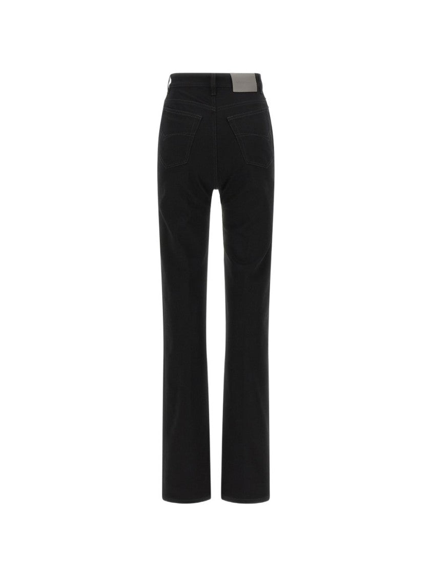 Balenciaga Grey High-Waist Slim Fit Jeans