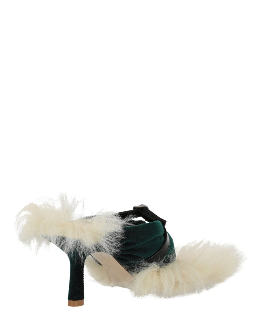 Burberry Step Post Heel Sandals