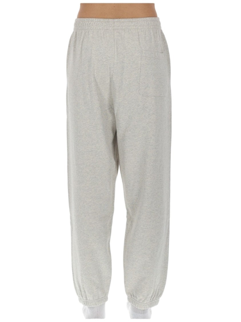 Drôle De Monsieur Relaxed-Fit Heather Grey Cotton Sweatpants