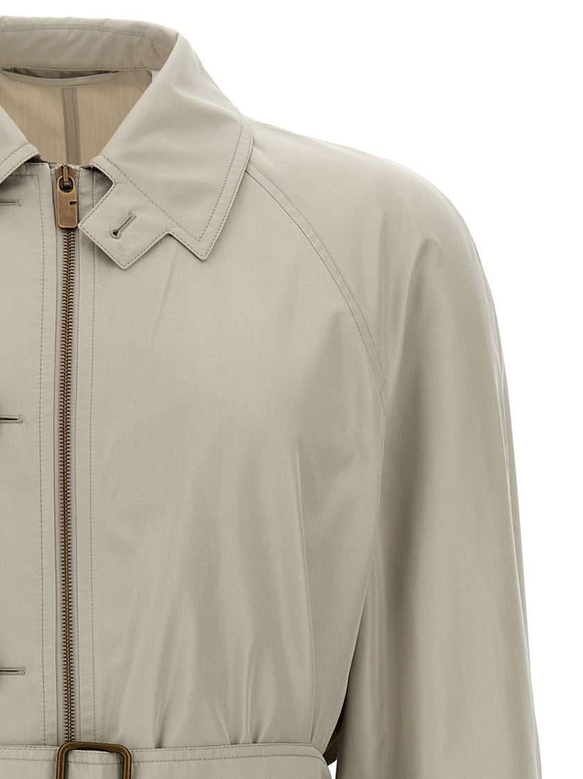 Burberry Car Coat Silk