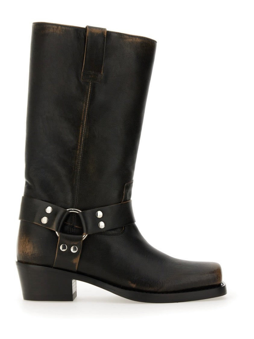 Paris Texas Roxy 45 Mid-Calf Leather Boots