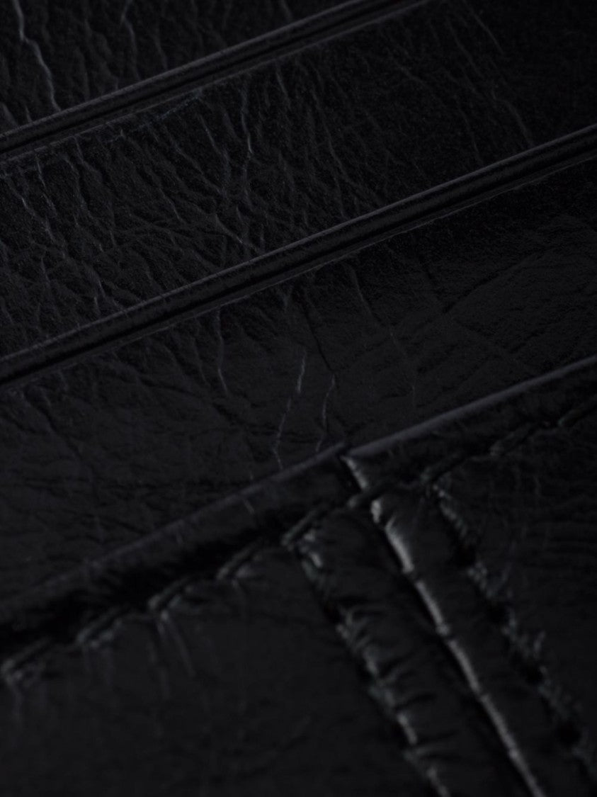Prada Black Rectangular Calf Leather Wallet