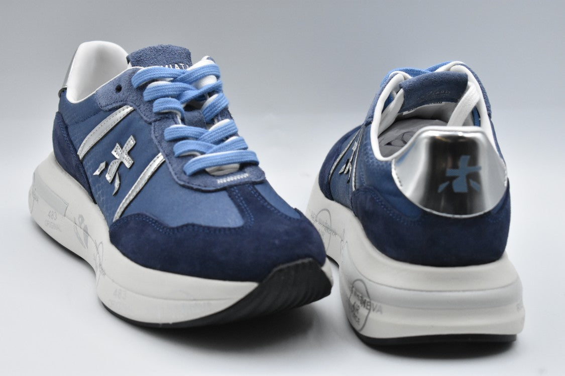 Premiata Retro-Inspired Premiata Low-Top Sneakers With Suede Accents