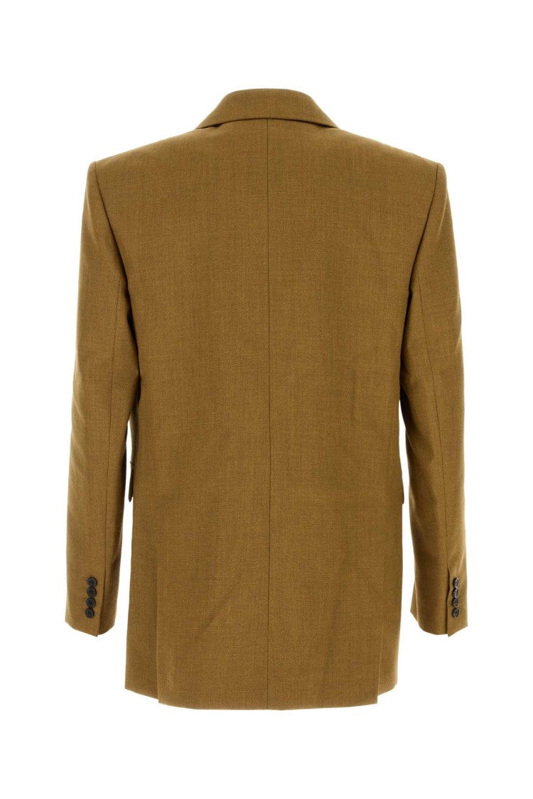 Saint Laurent Khaki Wool Blazer