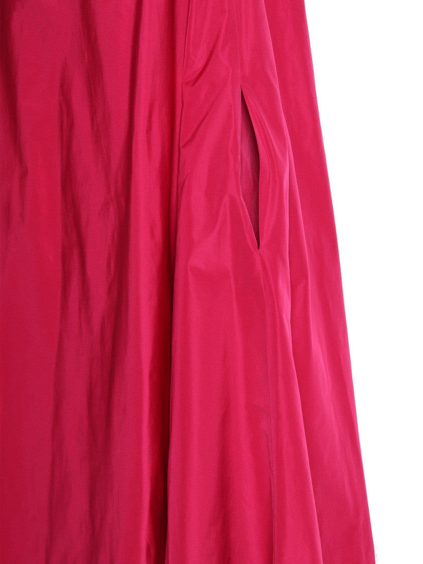 P.A.R.O.S.H. Floor-Length Sleeveless Dress With High Neckline