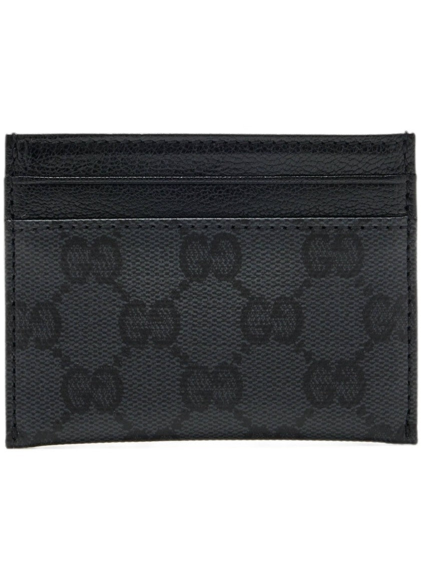 Gucci Black Credit Case Textured Cardholder