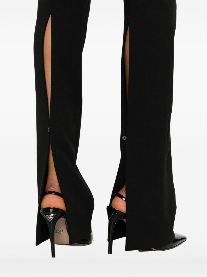 Pinko Slim-Fit Black Trousers With Flare