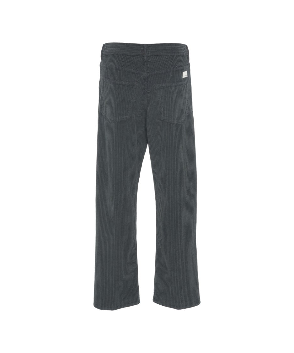 Nine In The Morning Corduroy Wide-Leg Trousers With Classic Five-Pocket Design