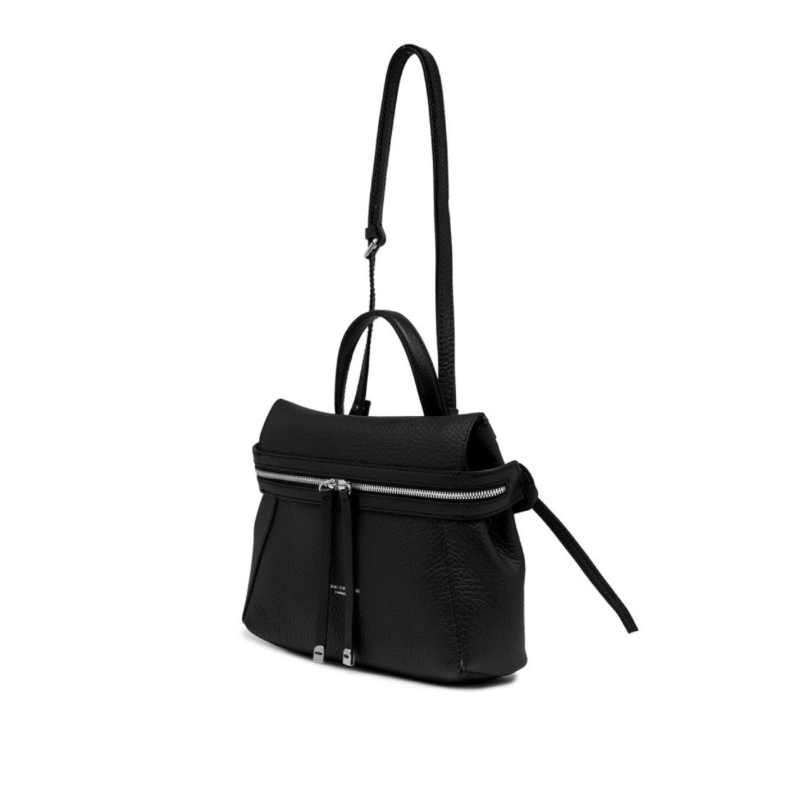 Gianni Chiarini Black Leather Shoulder Bag
