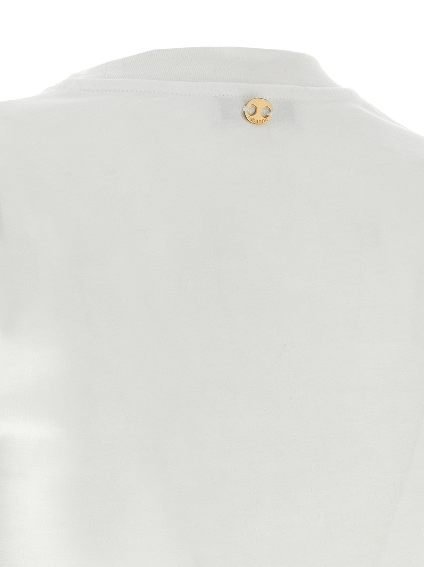 Paco Rabanne Cropped Cotton T-Shirt