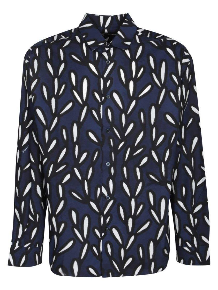 Jacquemus Navy Long Sleeve Shirt