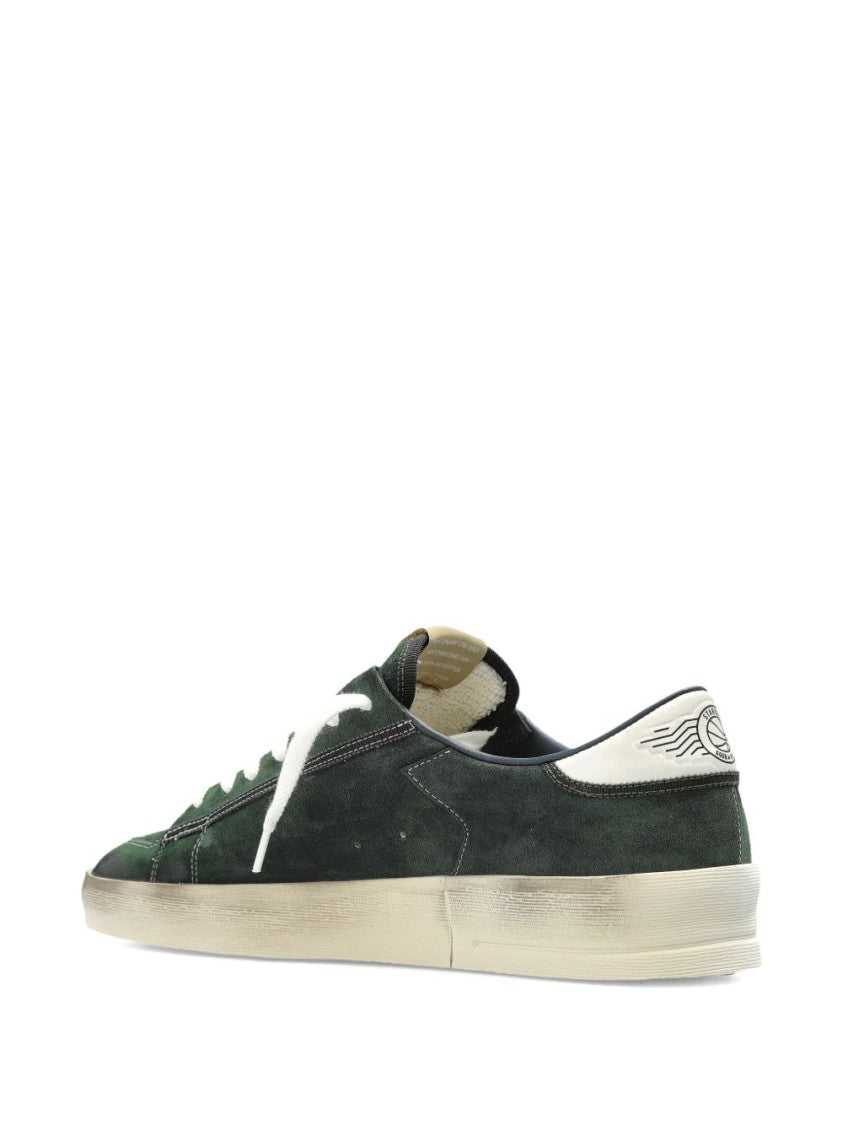 Golden Goose Low-Top Sneakers With Navy Star Detail