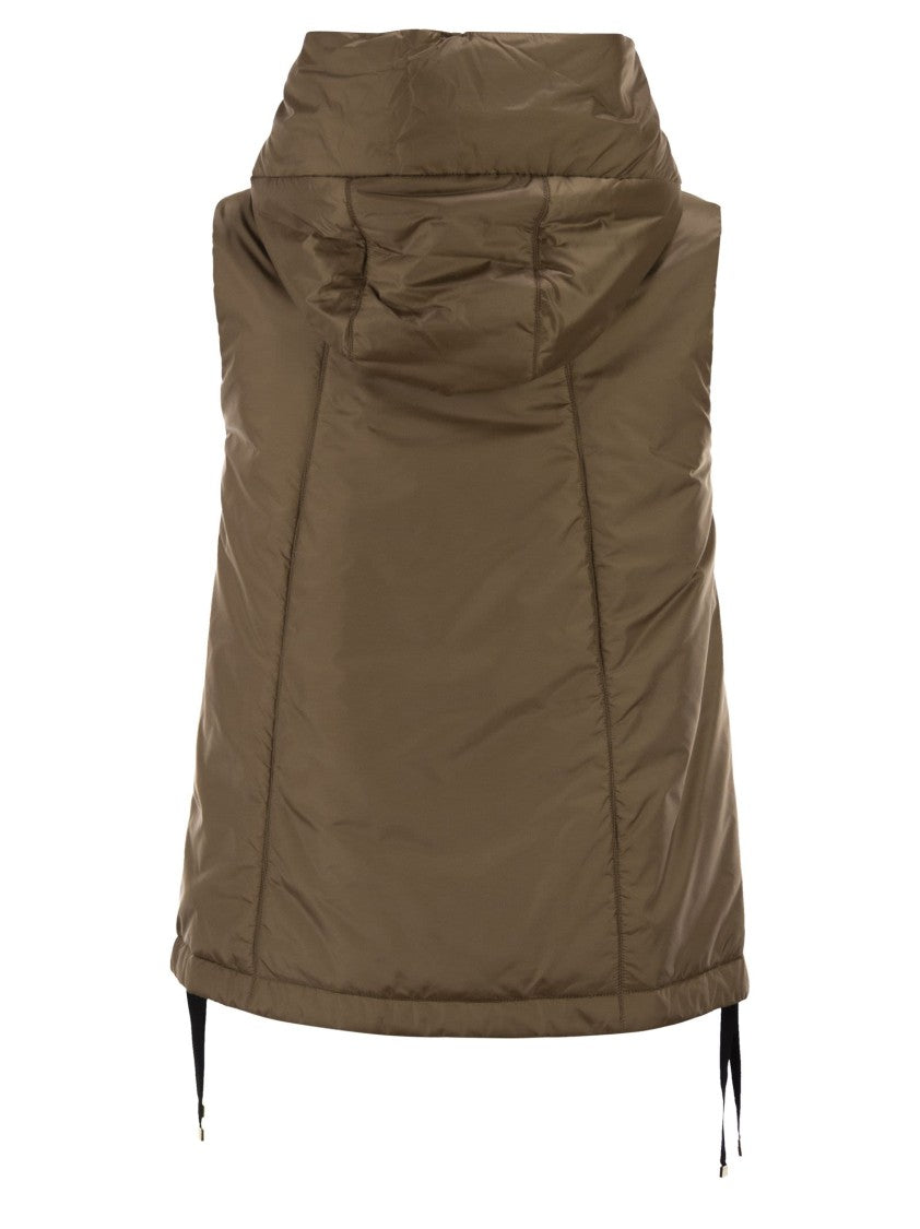 Max Mara Greengo - Sleeveless In Drip-Proof Technical Fabric