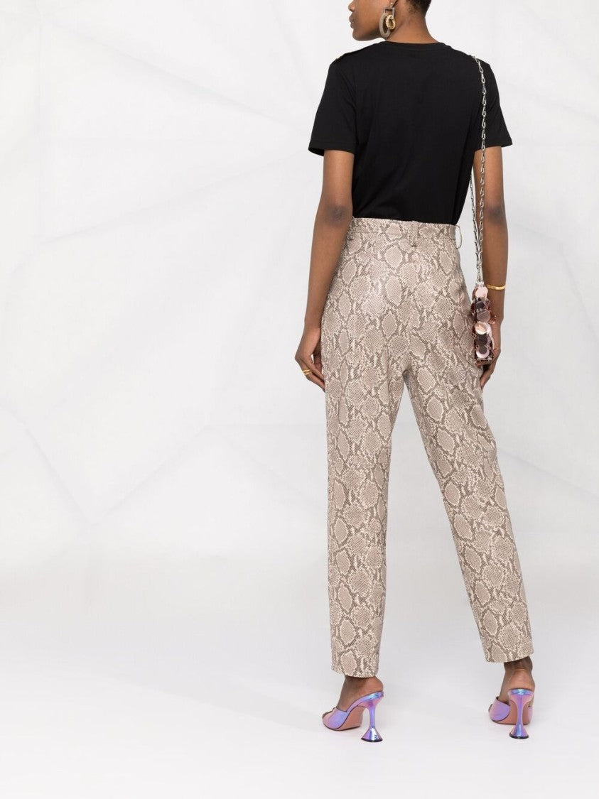 Balmain Black Cotton Gold Button Logo Top