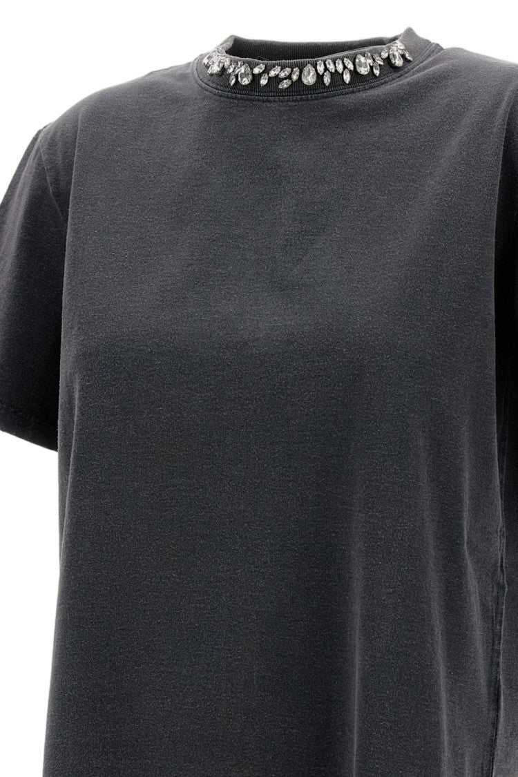 Golden Goose Short Sleeves T-Shirt With Crystals