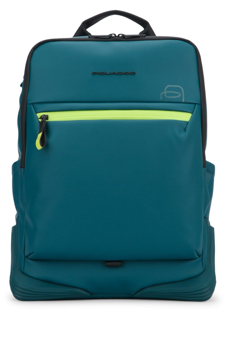 Piquadro Teal Modern Backpack