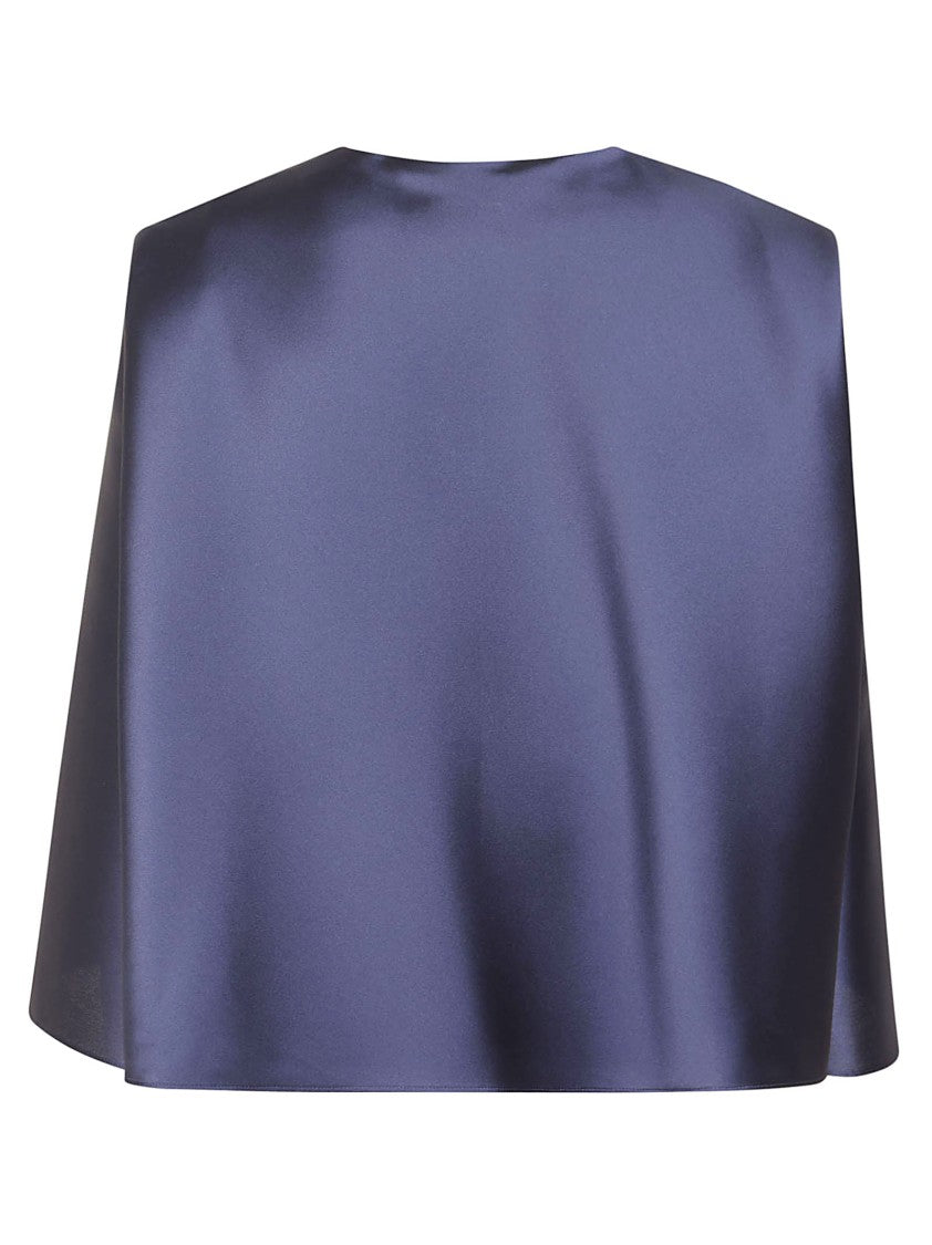 Alberta Ferretti Tailored Jacket With Satin-Like Finish And