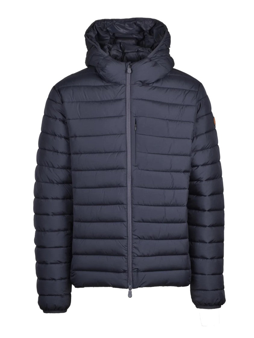 Save The Duck Grey Recycled Polyester Down Jacket