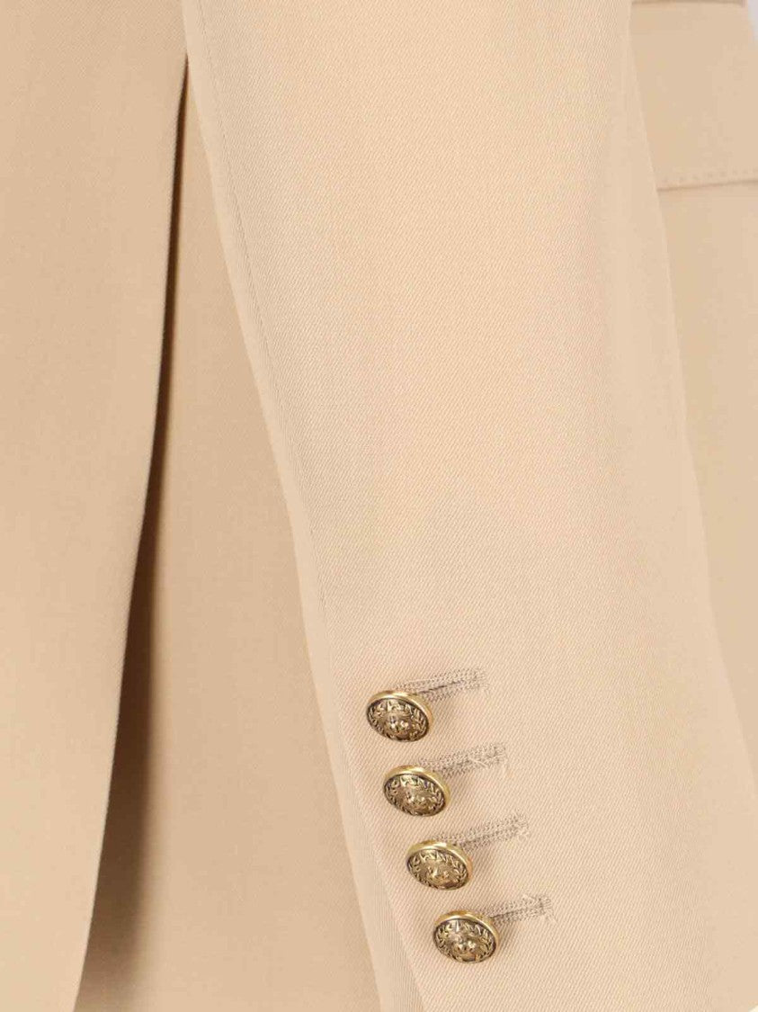 Golden Goose Beige Classic Tailored Structured Jacket