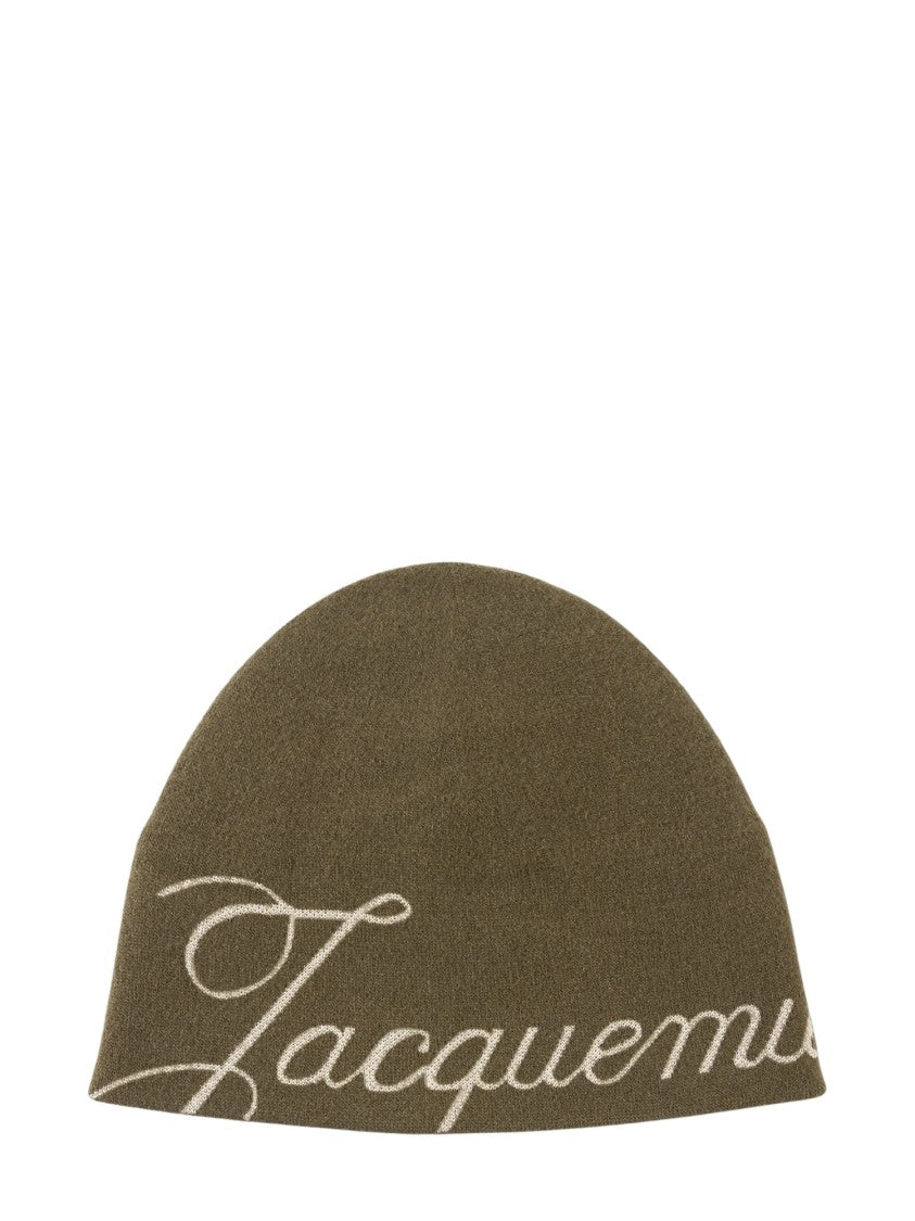 Jacquemus Atelier Minimalist Smooth Script Logo Beanie