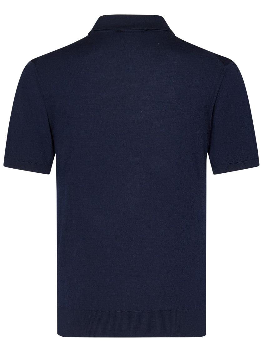 Cruciani Navy Blue Polo Shirt