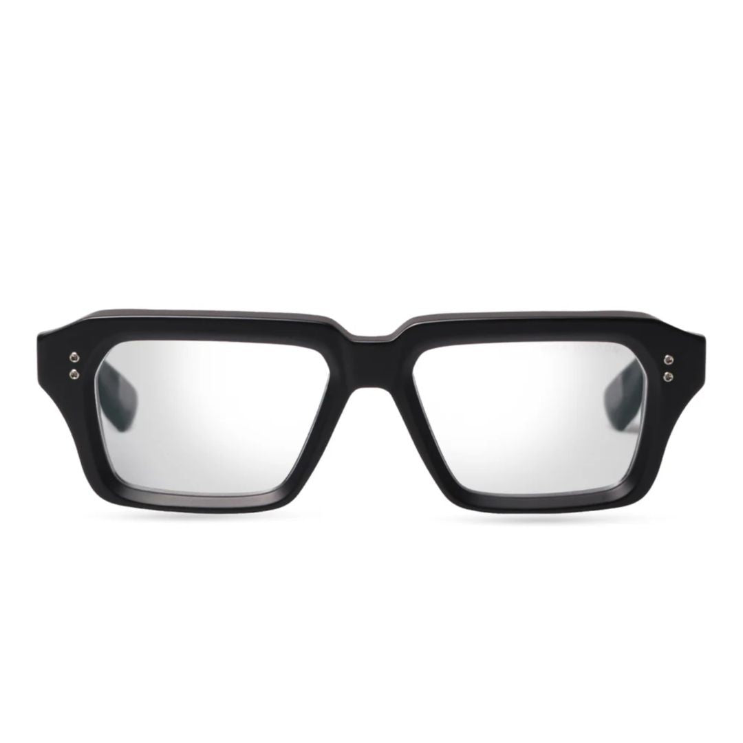 Dita Detron Bold Rectangular Frame Sunglasses With Distinctive Metal Accents