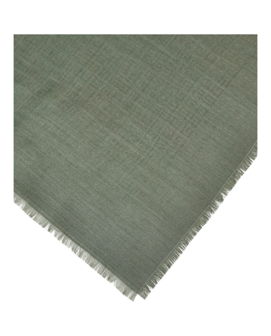 Givenchy Jacquard Patterned Square Scarf With Frayed Edges