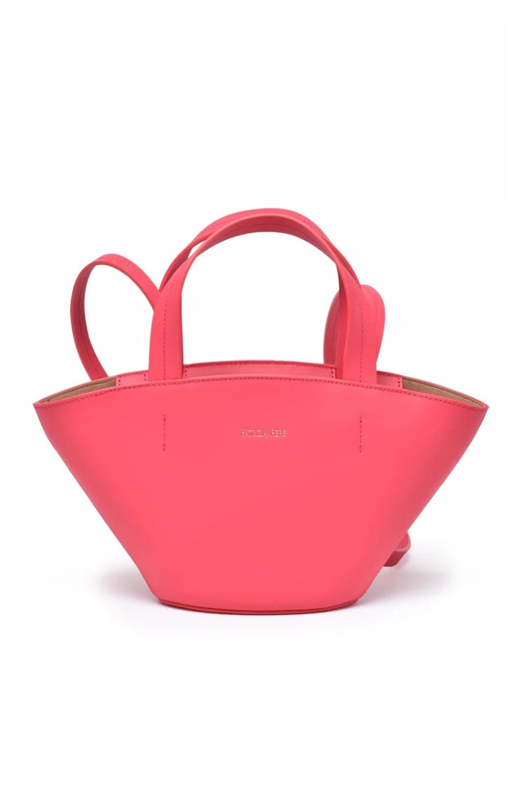 Patrizia Pepe Leather Shoulder Bag - Fuchsia
