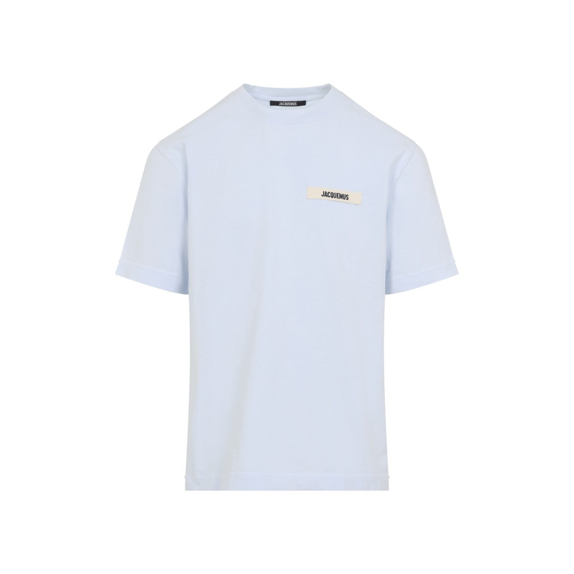 Jacquemus Light Blue Cotton Le T-Shirt Grosgrain T-Shirt