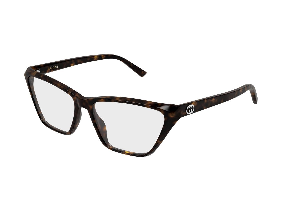 Gucci Tortoiseshell Gg2204o Oversized Square Acetate Sunglasses