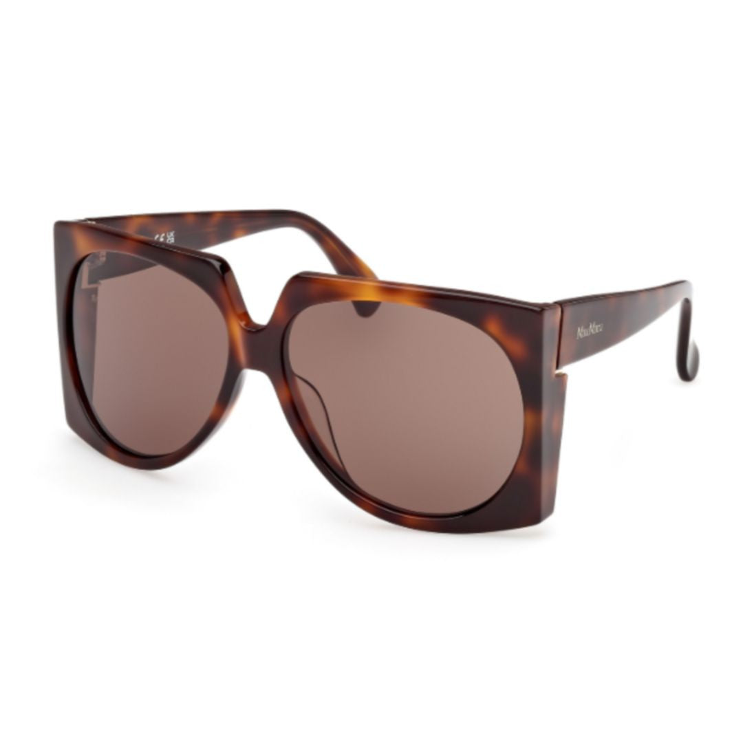 Max Mara Mm0133 Oversized Tortoiseshell Acetate Sunglasses