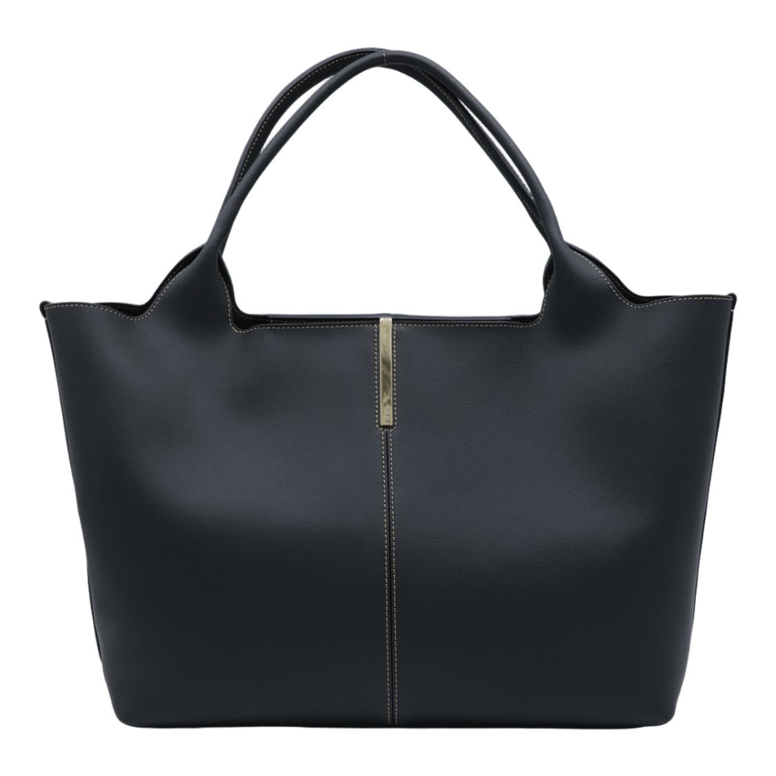 Tod's Structured Tote Bag With Gold-Tone Accent