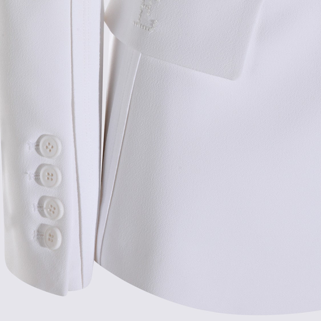 Elisabetta Franchi Tailored Ivory Blazer
