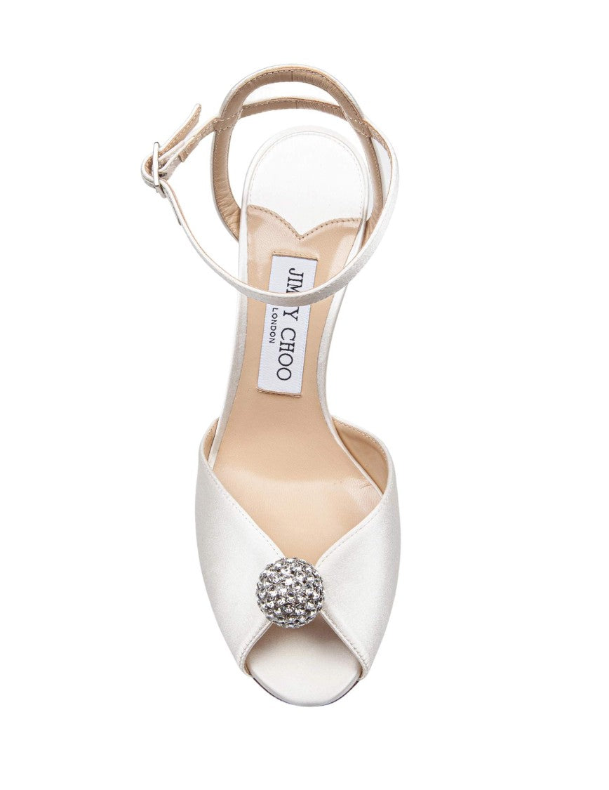 Jimmy Choo Sacora Satin Sandals