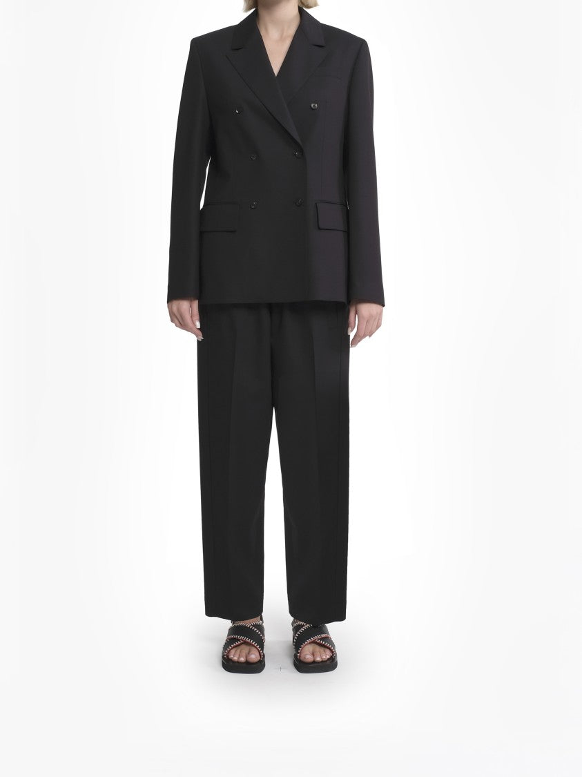 Tela Soho Tailored Double-Breasted Blazer