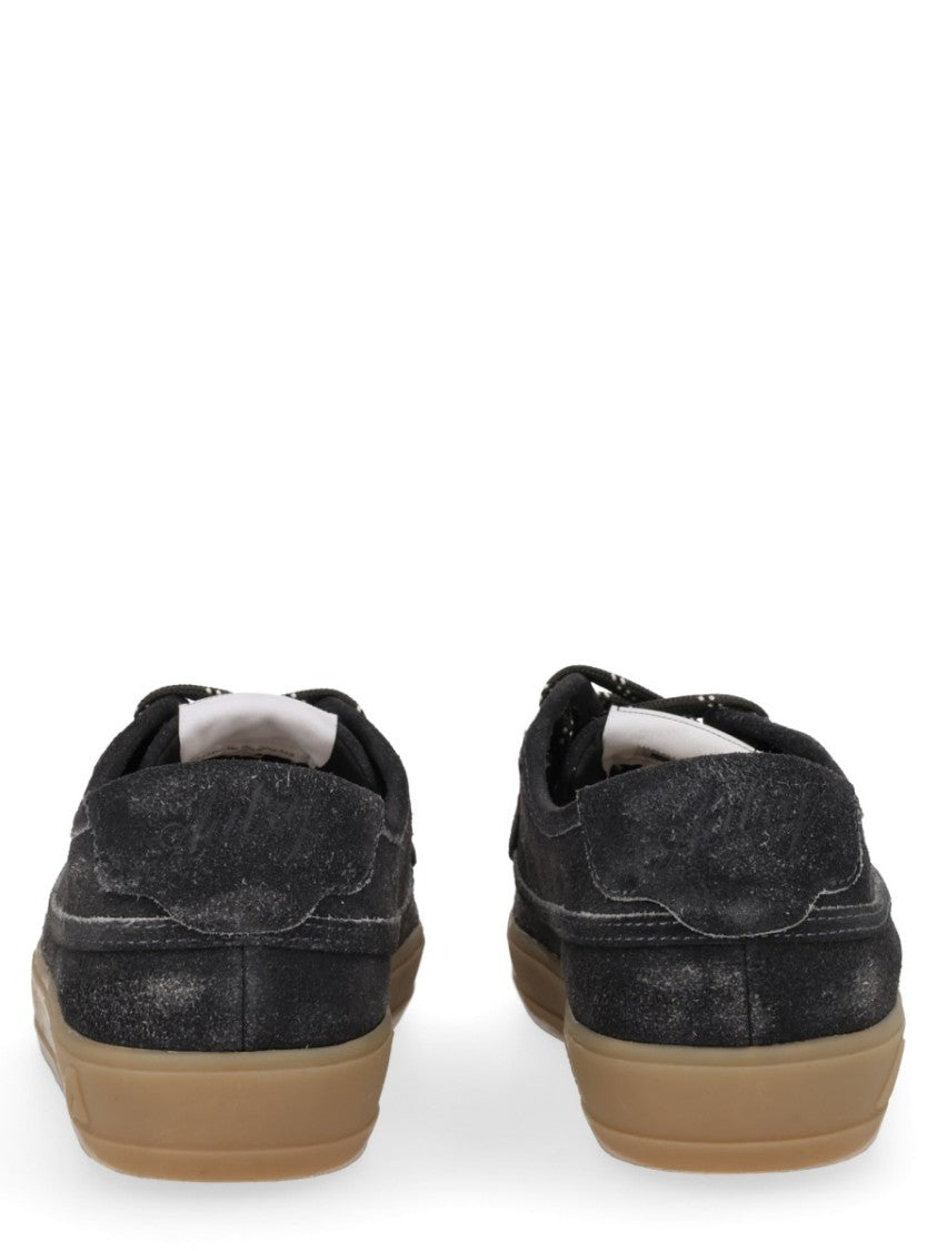 Autry Black Low-Top Suede Leather Sneakers