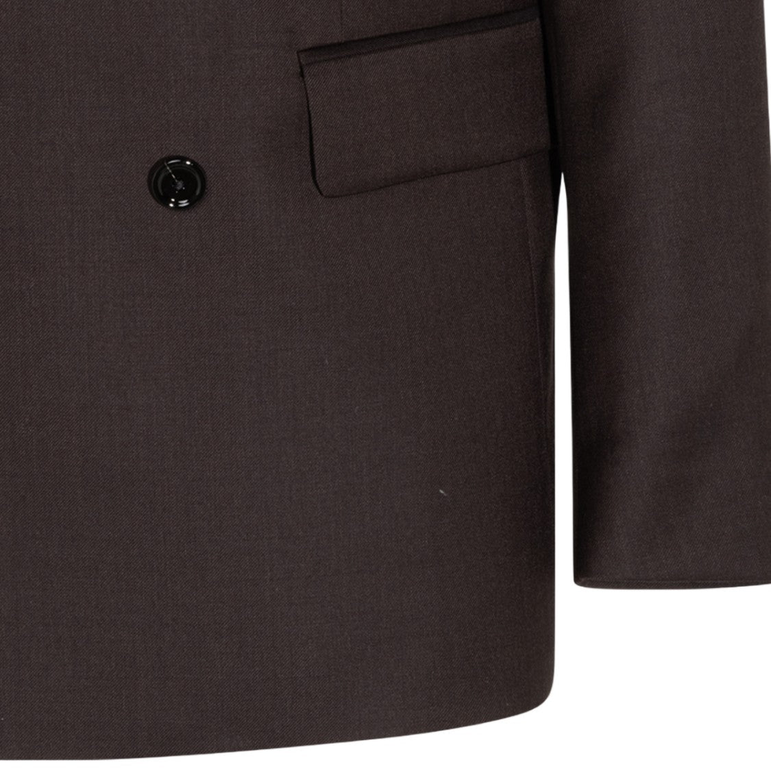 Lardini Men's Double-Breasted Blazer In Rich Brown Fabric