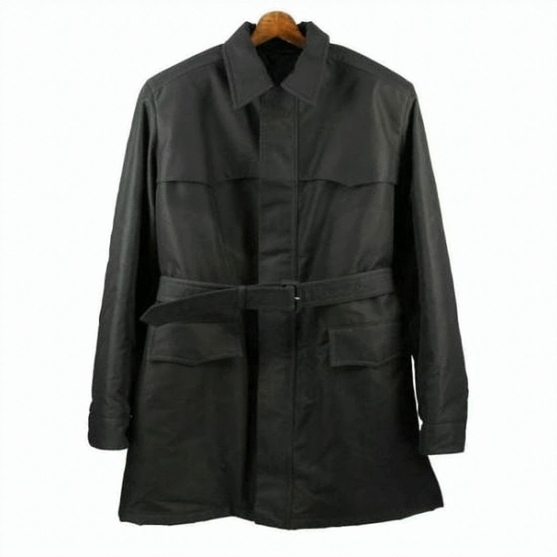 Prada Belted Black Casual Jacket