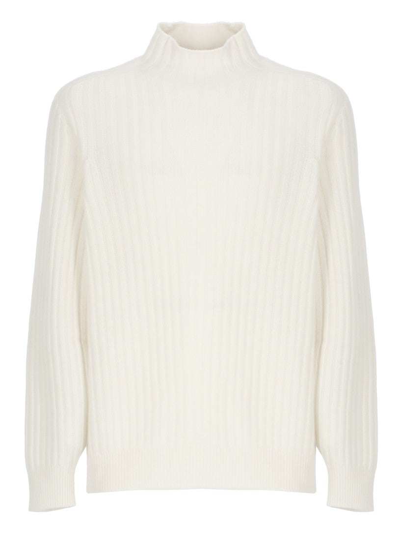 Brunello Cucinelli Ivory Cucinelli Cashmere Sweater