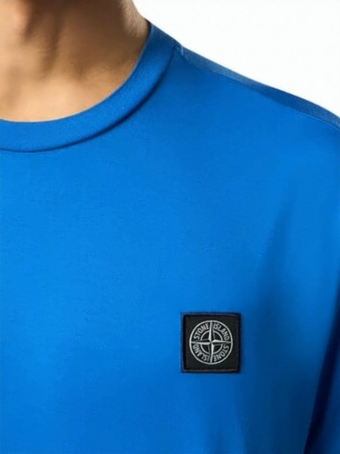 Stone Island Smooth Cotton Jersey Slim-Fit T-Shirt With Rectangular Patch