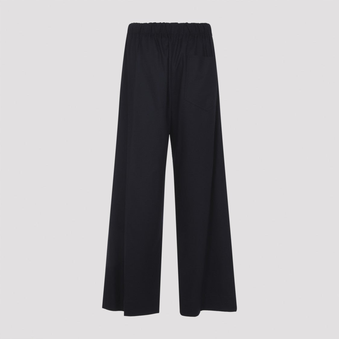 Carven Midnight Blue Wool Tr305 Pull On Pants