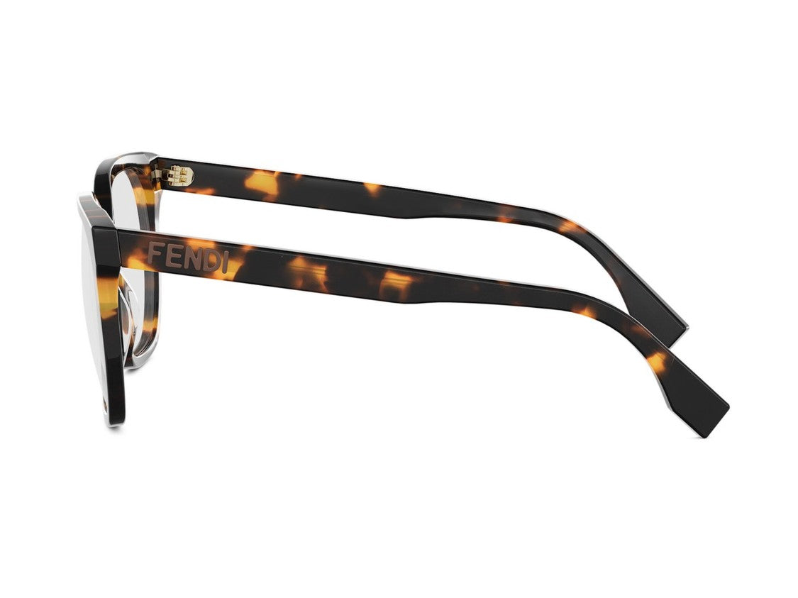 Fendi Fe50087i Bold Oversized Tortoiseshell Eyeglasses