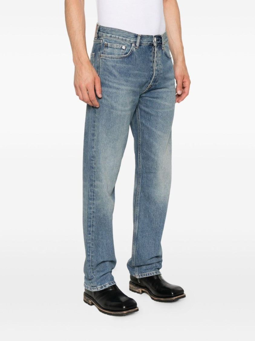 Sunflower Organic Cotton Straight Leg Jeans With Classic Five-Pocket Design